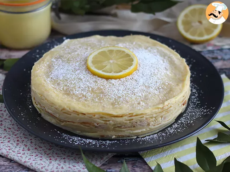 Crepes cake with lemon curd - Video recipe! - photo 3