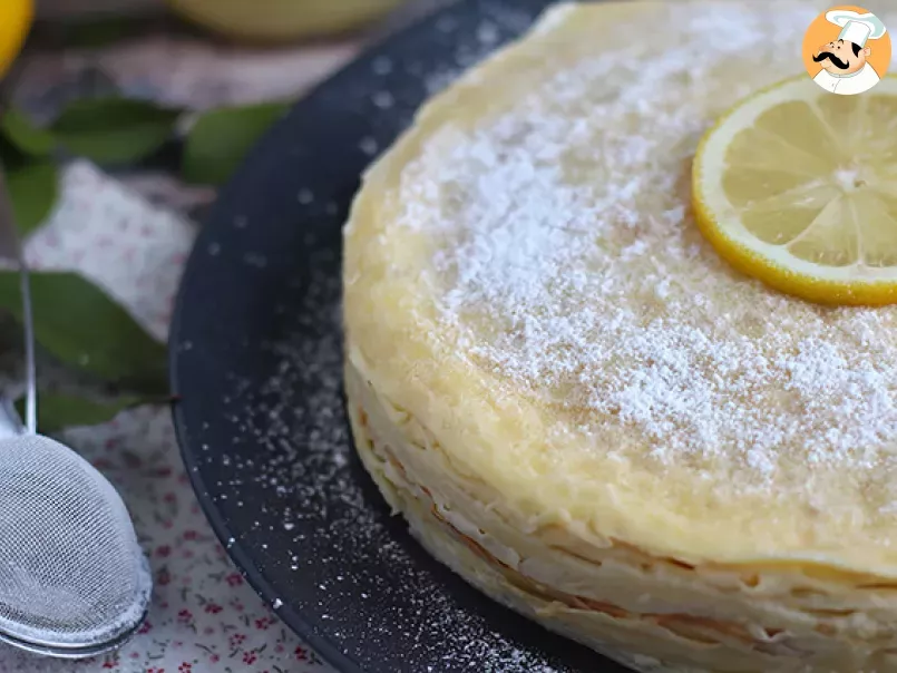 Crepes cake with lemon curd - Video recipe! - photo 7