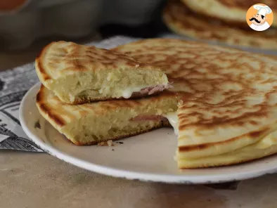 Croque pancakes with ham&cheese - Video recipe! - photo 2