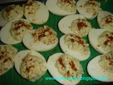 Deviled Eggs or Eggs Mimosa or Salad Eggs (Rellenong Itlog) - photo 2
