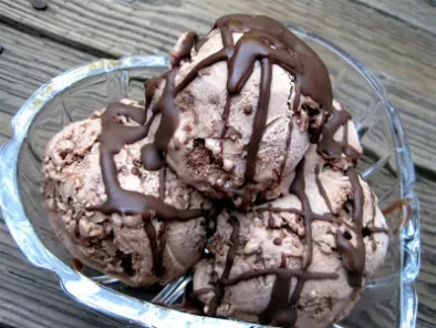 Double chocolate cheesecake ice cream - 100th post and Project Food Blog entry! - photo 2