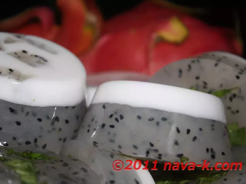 Dragon Fruit and Coconut Jelly - photo 2