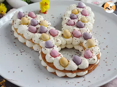 Easter bunny cream tart - photo 3