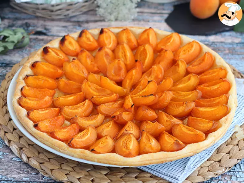 Easy apricot tart