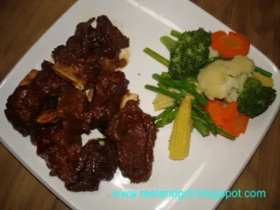Easy Beef Spare Ribs (Short Ribs) and Steamed Veggies - photo 2