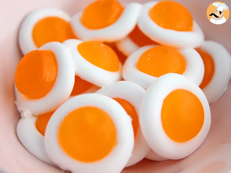Easy gummy fried eggs - photo 2