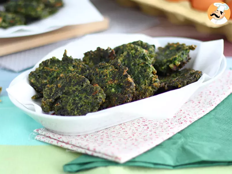 Easy spinach fritters