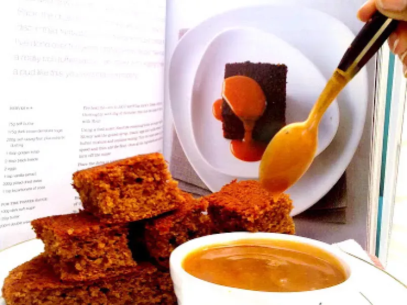 Egg and Eggless Sticky Toffee Pudding with Toffee Sauce - photo 2