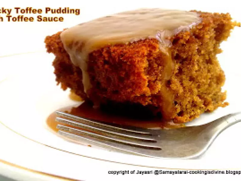 Egg and Eggless Sticky Toffee Pudding with Toffee Sauce - photo 4