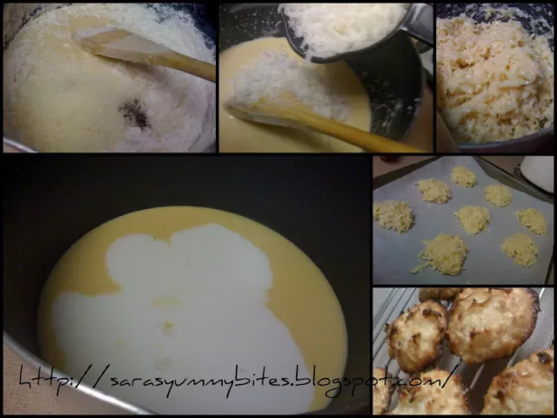 Eggless Cocunut Macaroons / Thengai Biscuits - photo 2