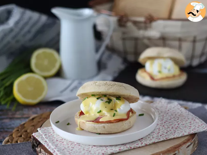 Eggs Benedict, the perfect recipe for a brunch!