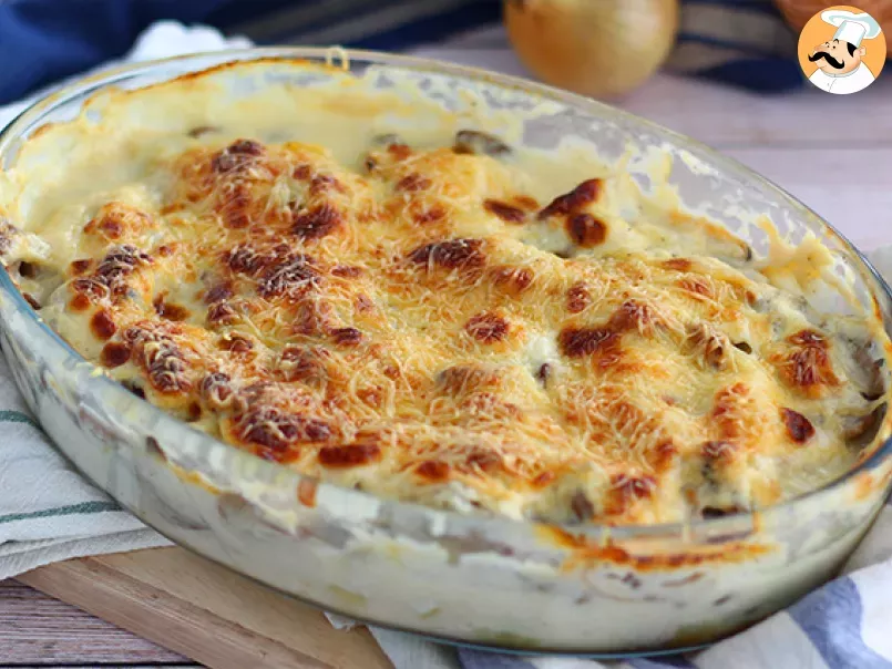 Fish gratin, quick and simple