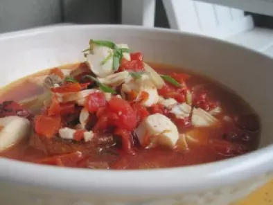 Fish Stew With Fennel, Fire Roasted Tomatoes and Garlic