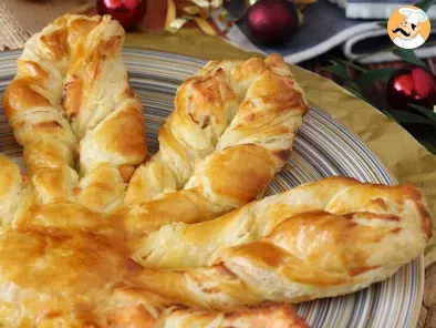Flaky Snowflake with cream cheese and salmon - The perfect appetizer for Christmas - photo 2