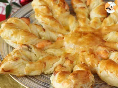 Flaky Snowflake with cream cheese and salmon - The perfect appetizer for Christmas - photo 4