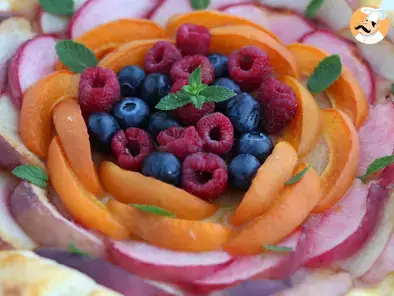 Flaky star tart with fruits - photo 2