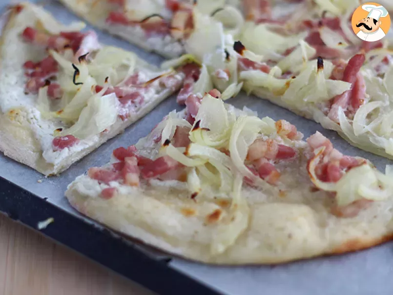 Flammekueche, a bacon and onion tart - Video recipe! - photo 2