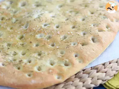 Focaccia, italian bread with rosemary - photo 2