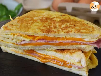French toast omelette sandwich - Egg sandwich hack - photo 3