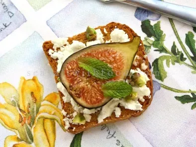 Fresh Figs With Feta Cheese, Pistachio, And Honey - photo 3