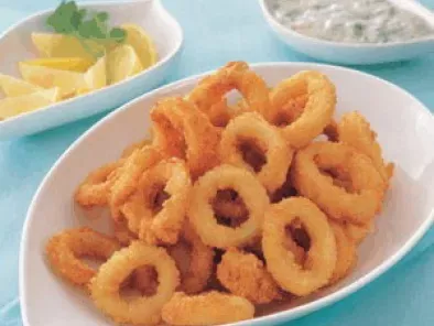 Fried Squid Rings with Maggi Coating Mix