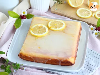 Glazed lemon brownies - Lemon bars