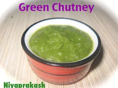 Green Chutney ( for Samosa, Dhokla, Khandvi, Chutney Sandwich .... )