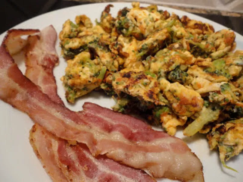Green Eggs and Ham...aka broccoli bacon and egg scramble - photo 2