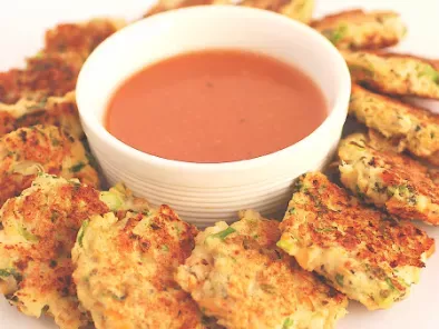 Green Lipped Thai Style Mussel Fritters