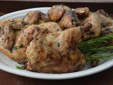Grilled Cornish Hens with Herbs