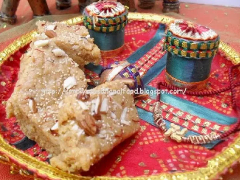 Gujarati Badam Pak- Almond fudge