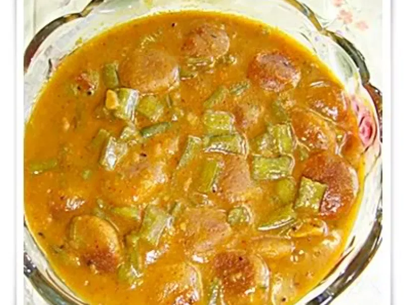 Guvar Dhokli Nu Shaak - A Gujarati Delicacy (Cluster Beans Curry)