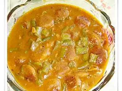 Guvar Dhokli Nu Shaak - A Gujarati Delicacy (Cluster Beans Curry)