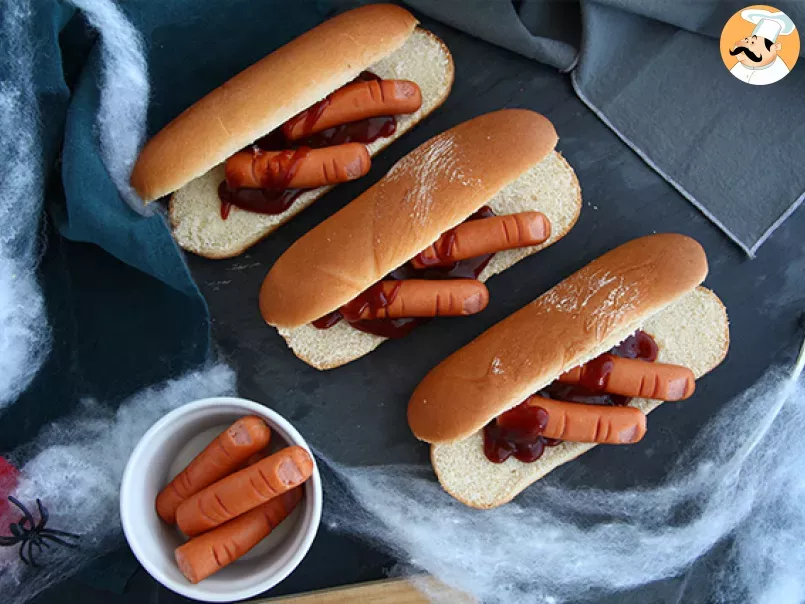 Halloween bloody hot dogs - photo 4