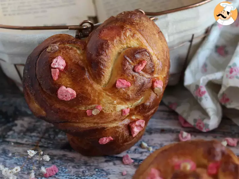 Heart shaped brioches for Valentine's day - photo 6