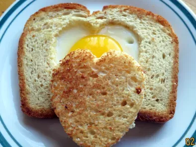 Heart shaped Egg Toast - photo 2