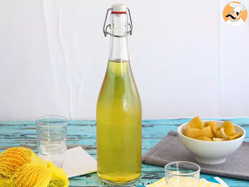 Homemade Limoncello, the Italian lemon liqueur