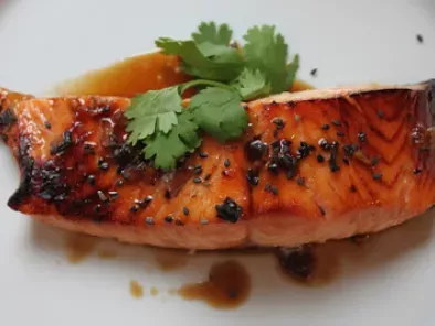 Honey-Soy Broiled Salmon ~ The Genetically Altered Salmon Debate - photo 2