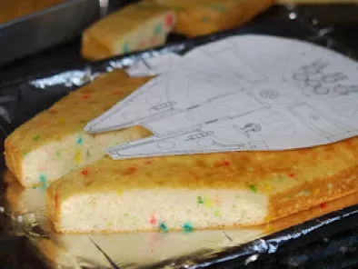 How To Make a Millenium Falcon Star Wars Cake and a Sweet Betty Crocker Giveaway