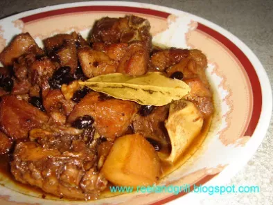 Humba (Braised Pork with Black Beans and Palm Sugar)