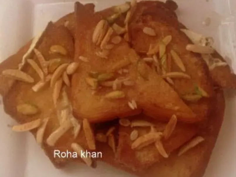 Hyderabadi Double ka Meetha - Bread Pudding