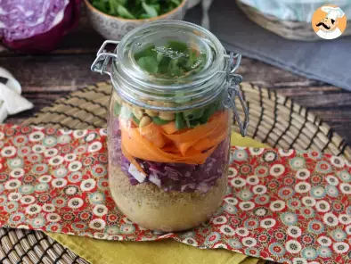 Jar salad: our easy-to-make vegetarian version - photo 5