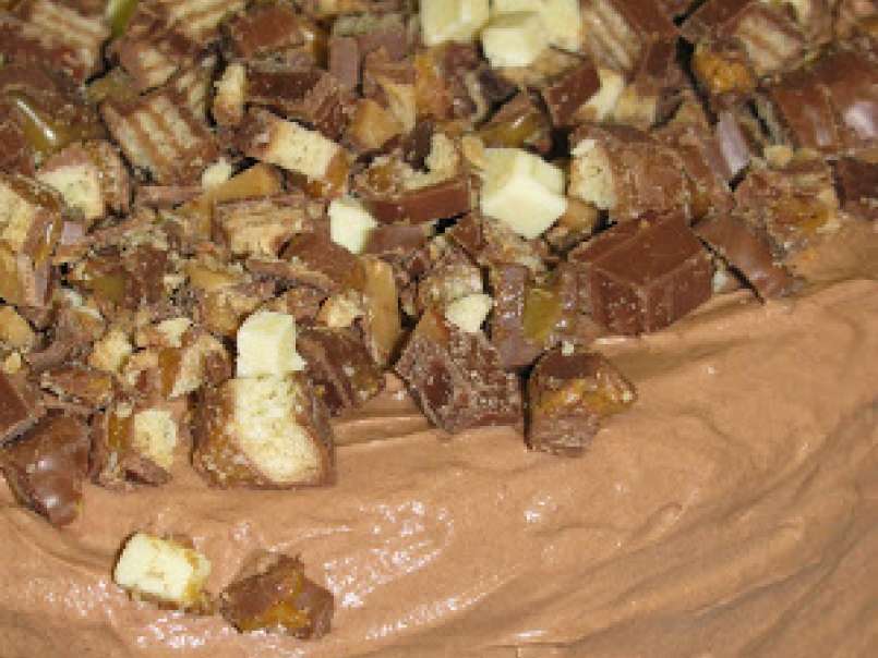 Junior's Chocolate Candy Bar Explosion Cheesecake
