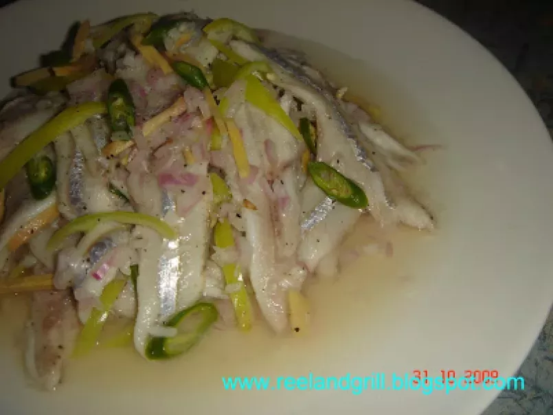Kinilaw na Dilis (Anchovy Ceviche)