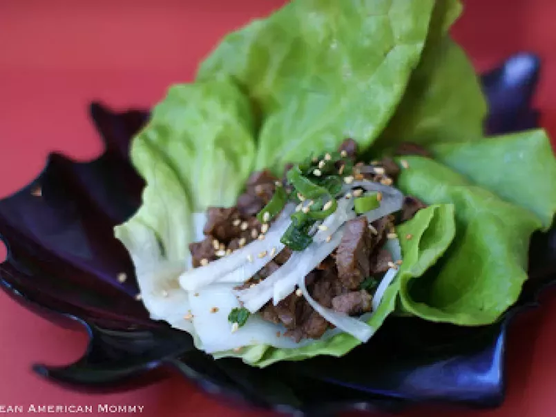 Korean Beef BBQ Living Lettuce Wraps & A Giveaway
