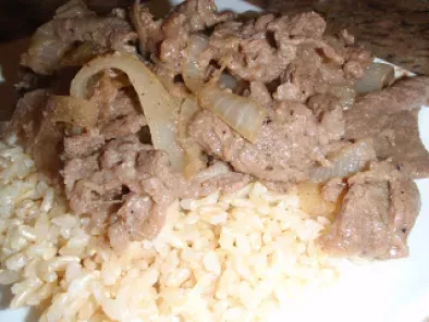 Korean Beef with Brown Rice