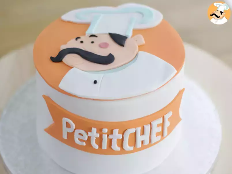 Layer cake Petit Chef with gum paste - Video recipe ! - photo 3