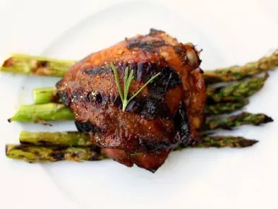 Lemon, Rosemary and Balsamic Grilled Chicken Thighs