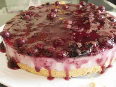 Low fat blueberry cheese cake