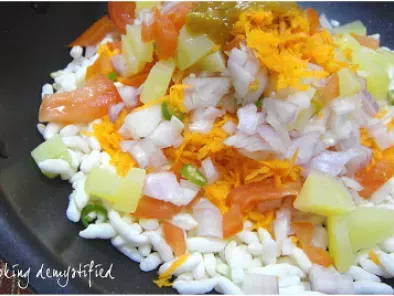 Maramaralu/moori mixture/Bhel puri - Puffed rice in assorted vegetables - photo 2